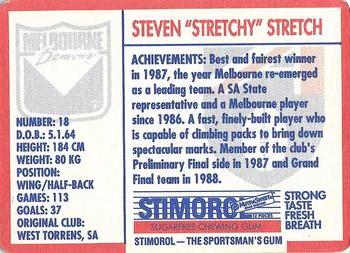1991 Scanlens Stimorol #41 Steven Stretch Back